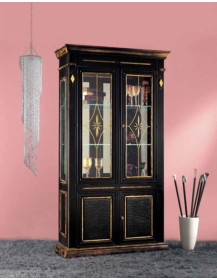 ARGENTERIA DUE PORTE CON FIANCHI IN VETRO