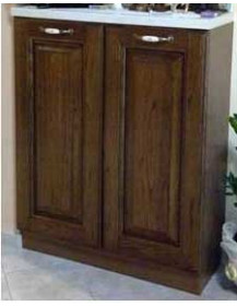 CUCINA MOBILE IN CASTAGNO