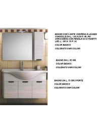 BAGNO 3 ANTE SOSPESA E LAVABO