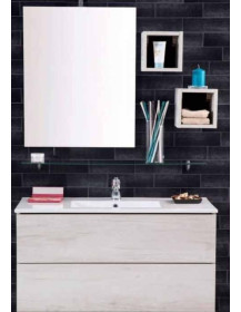 BAGNO SOSPESO IN OLMO BIANCO