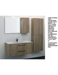 COMPOSIZIONE 2 CASSETTONI E LAVABO
