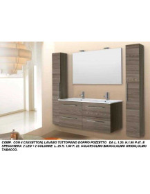 COMP CON 4 CASSETTONI E LAVABO