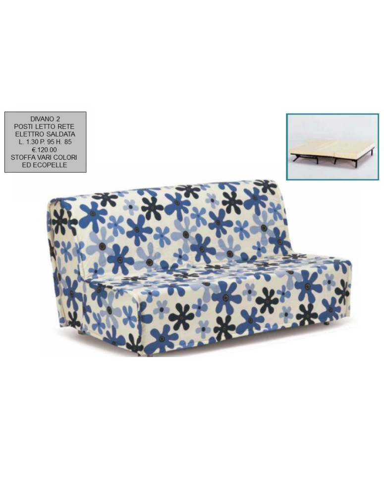 DIVANO 2 POSTI LETTO