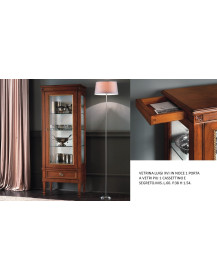 VETRINA LUIGI XVI NOCE