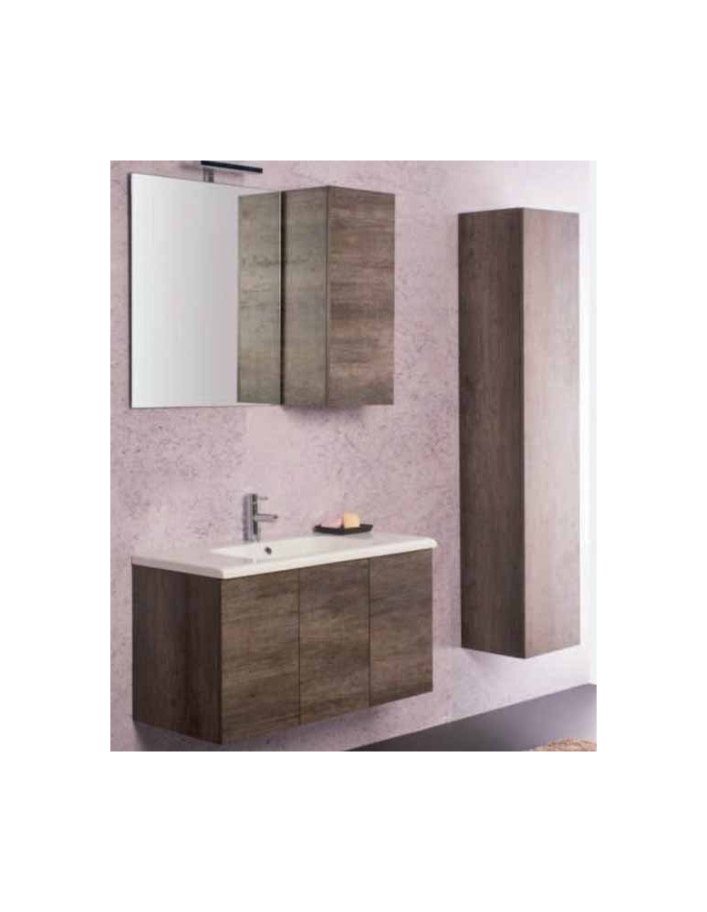BAGNO SOSPESO CON COLONNA