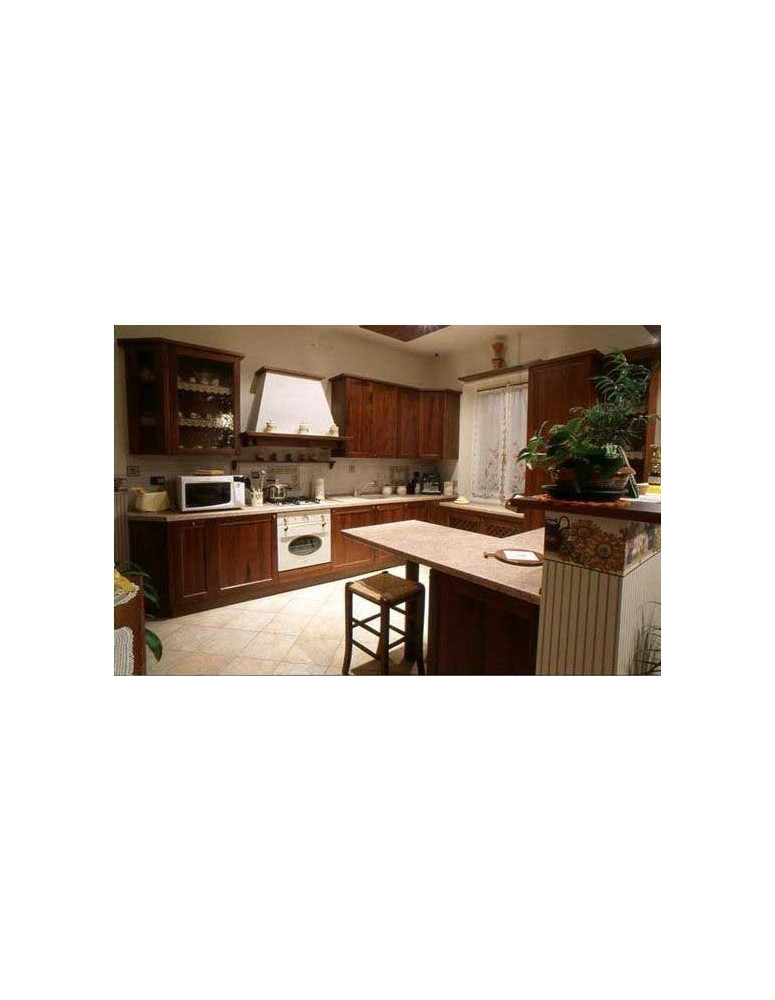 CUCINA SU MISURA IN NOCE