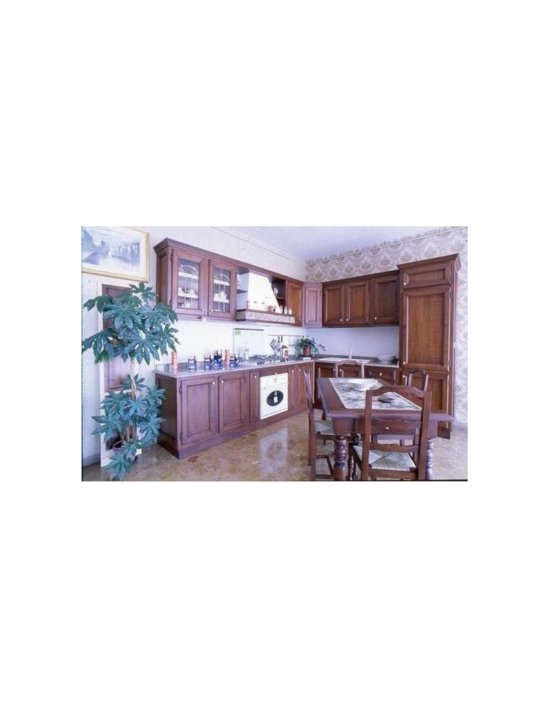 CUCINA SU MISURA IN NOCE