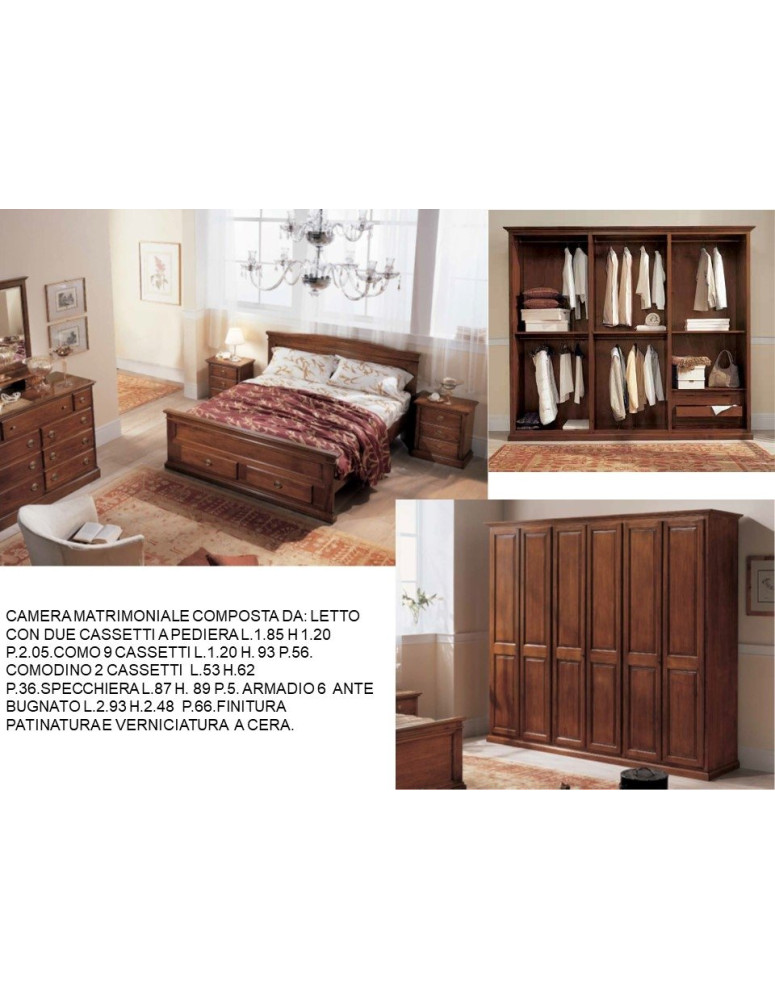CAMERA MATRIMONIALE COMPLETA