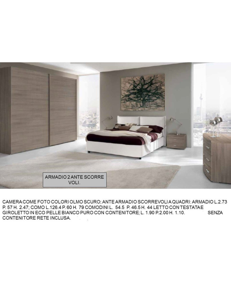 CAMERA DA LETTO COMPLETA