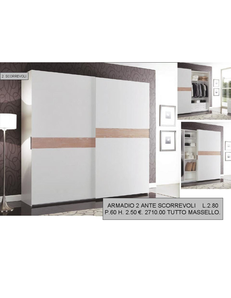 ARMADIO 2 ANTE SCORREVOLE