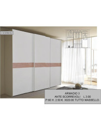 ARMADIO 3 ANTE SCORREVOLE