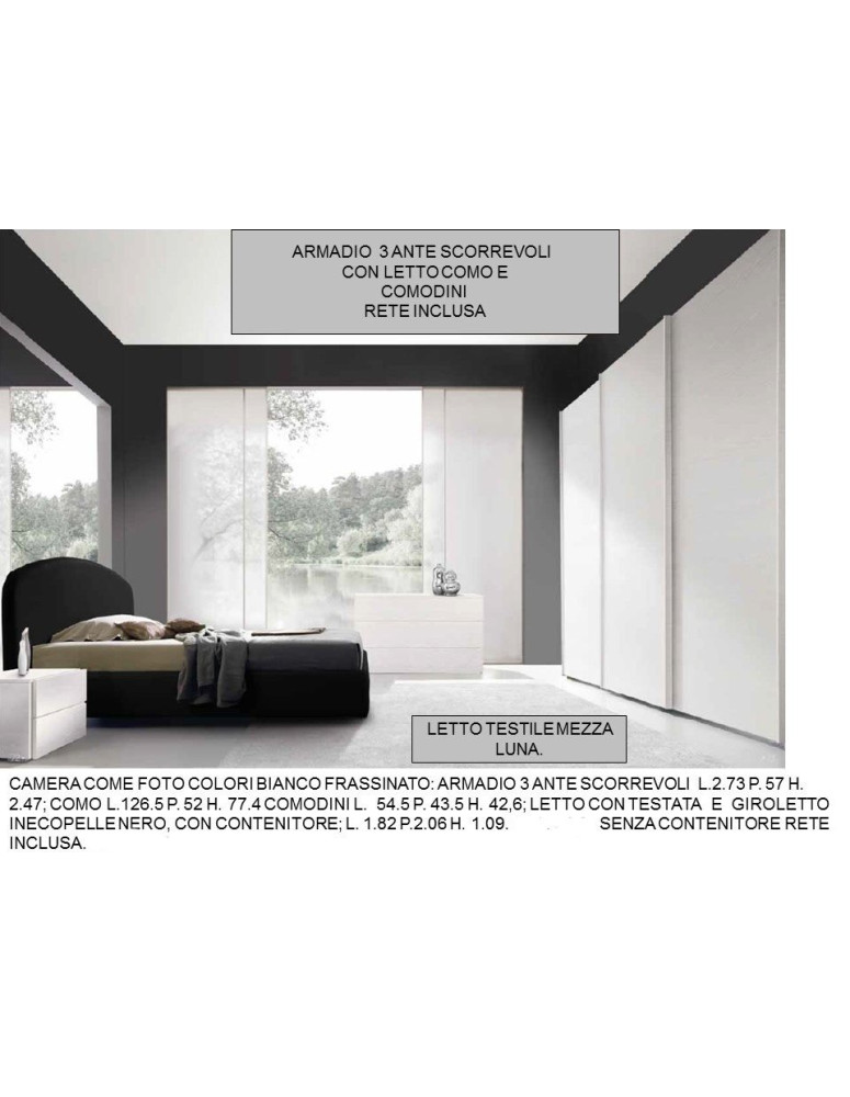 CAMERA DA LETTO COMPLETA