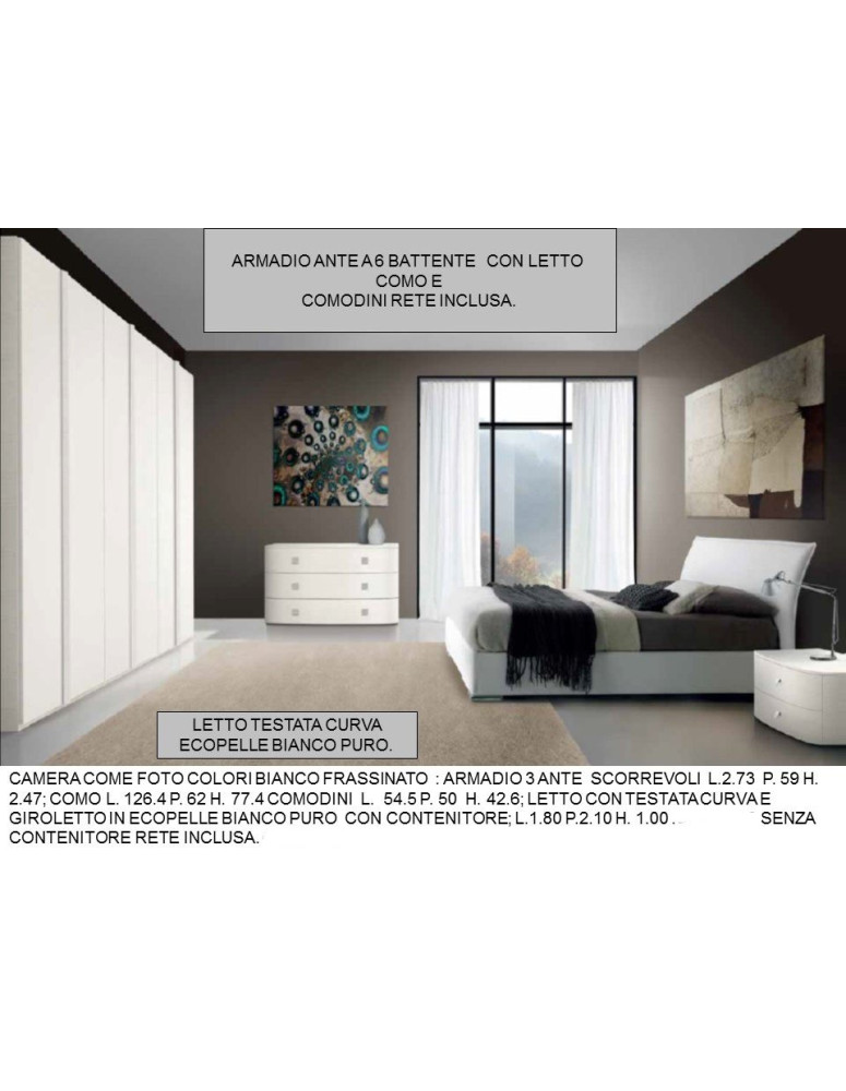 CAMERA DA LETTO COMPLETA