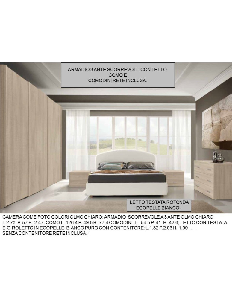 CAMERA DA LETTO COMPLETA