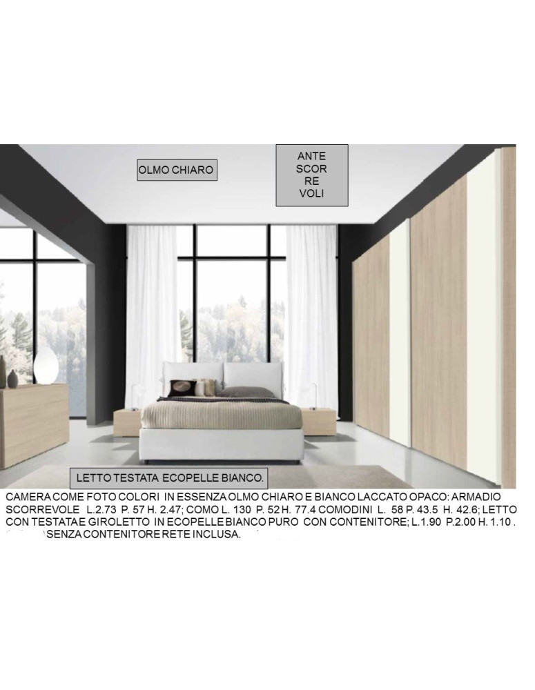 CAMERA DA LETTO COMPLETA