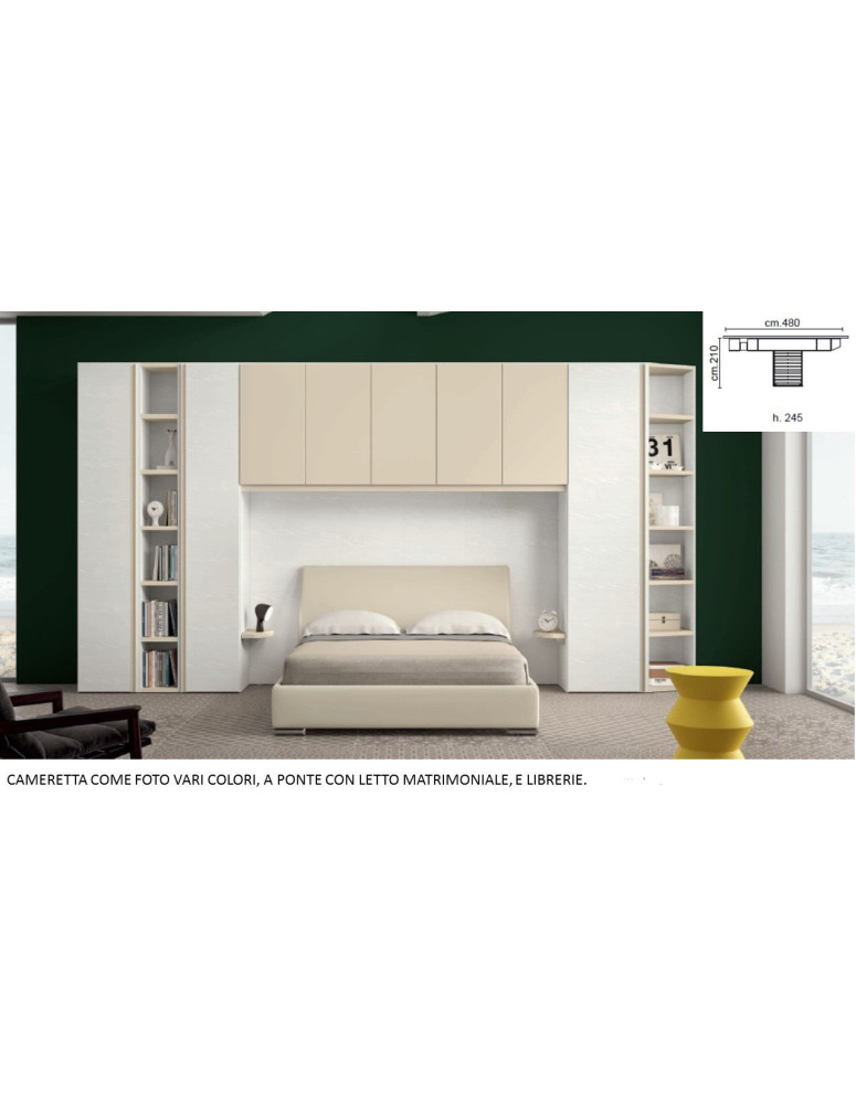 CAMERETTA DA LETTO COMPLETA