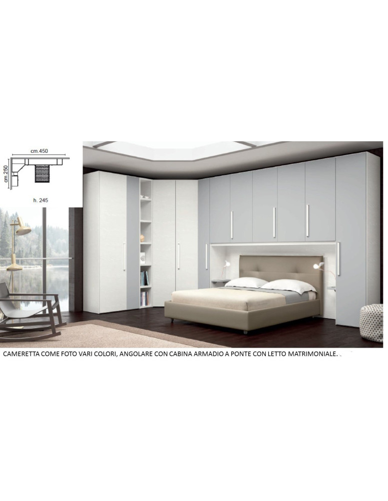 CAMERETTA DA LETTO COMPLETA