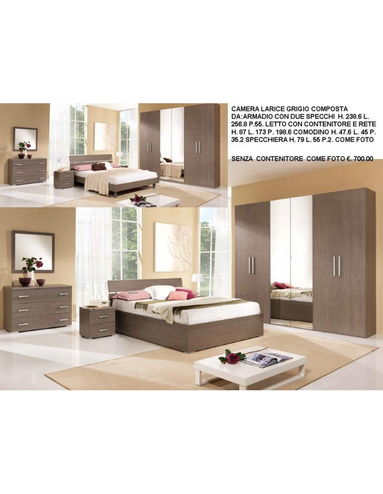 CAMERA DA LETTO COMPLETA