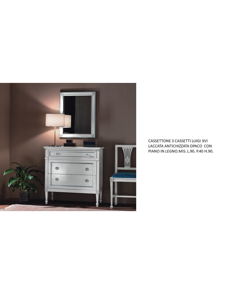 CASSETTONE 3 CASSETTI LUIGI XVI