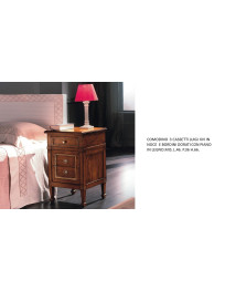 COMODINO 3 CASSETTI DI LUIGI XVI