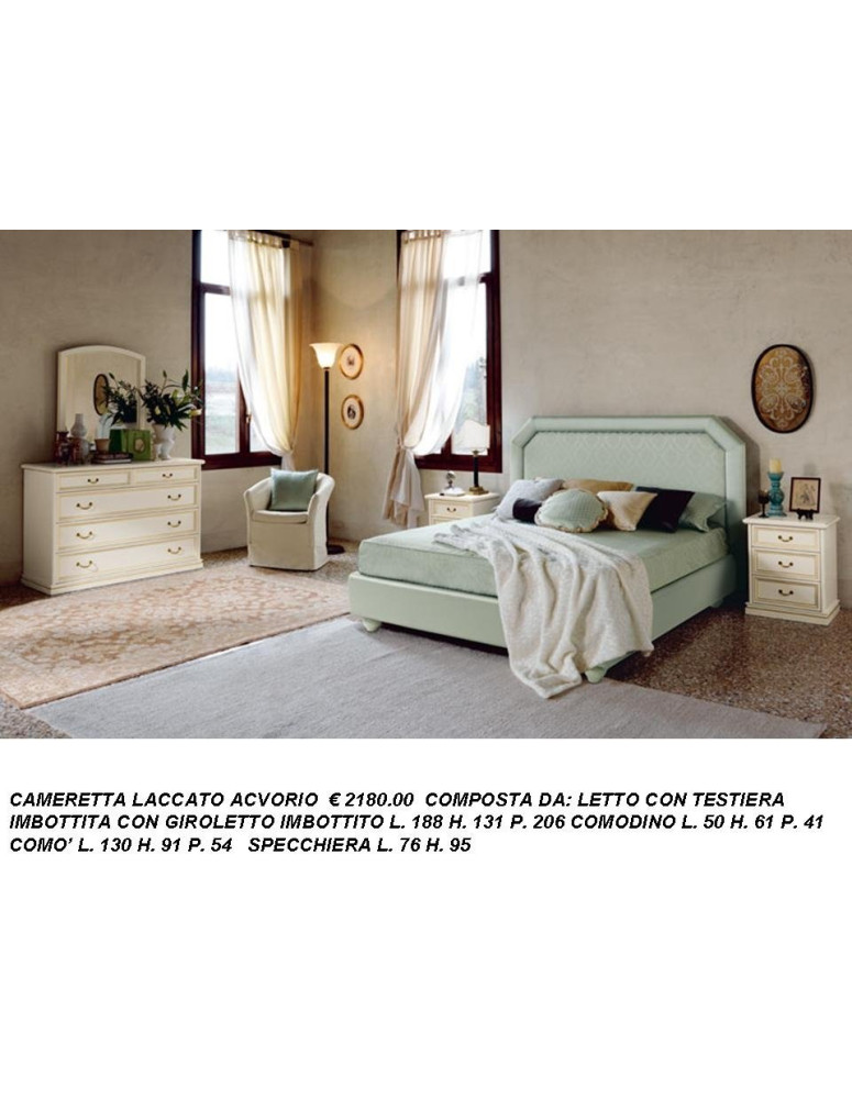 CAMERETTA MASSICCIO DECORATA IN LEGNO DI PINO