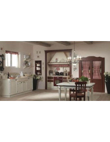 CUCINA SU MISURA DECAPE BIANCO E NOCE