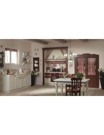 CUCINA SU MISURA DECAPE BIANCO E NOCE