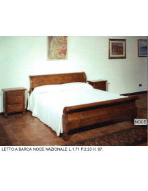 LETTO MATRIMONIALE SAGOMATO MASSICCIO