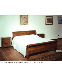 LETTO MATRIMONIALE SAGOMATO MASSICCIO