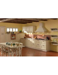 CUCINA IN MURATURA SU MISURA DECAPE AVORIO