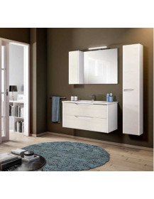 BAGNO 2 CASSETTI PIU COLONNA OLMO BIANCO