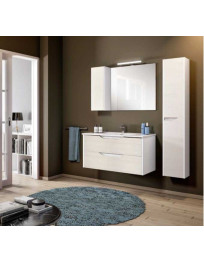 BAGNO 2 CASSETTI PIU COLONNA OLMO BIANCO