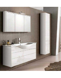 BAGNO CON SPECCHIO CONTENITORE E COLONNA