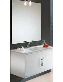 BAGNO LACCATO BIANCO E SPECCHIERA FILO LUCIDO