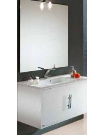 BAGNO LACCATO BIANCO E SPECCHIERA FILO LUCIDO