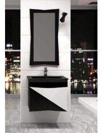 BAGNO CON LAVABO NERO