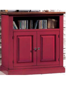 PORTA TV 2 ANTE CON VANO LACCATO