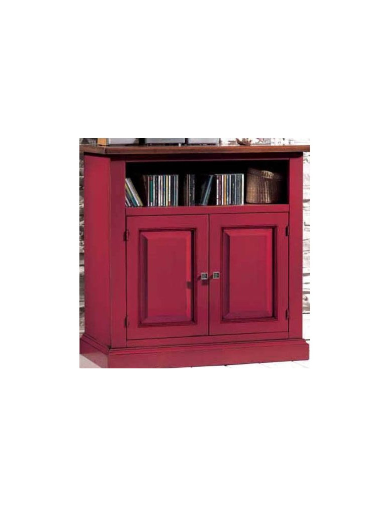 PORTA TV 2 ANTE CON VANO LACCATO