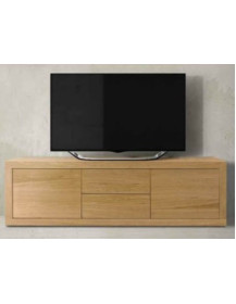 PORTA TV ROVERE SPAZZOLATO