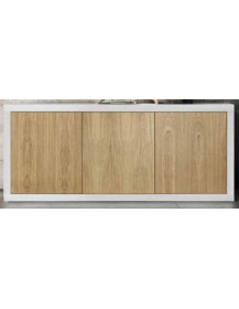 BASI IN ABETE BIANCO SPAZZOLATO E ROVERE SPAZZOLATO