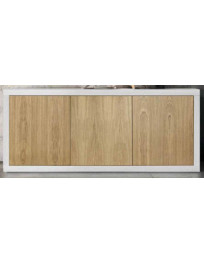 BASI IN ABETE BIANCO SPAZZOLATO E ROVERE SPAZZOLATO