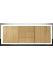 BASE BIANCO SPAZZOLATO E ROVERE