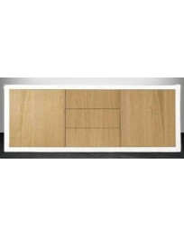 BASE BIANCO SPAZZOLATO E ROVERE