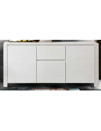 CREDENZA ABETE BIANCO SPAZZOLATO