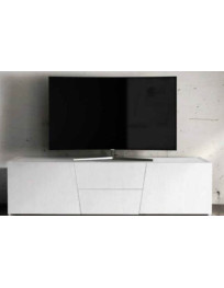 PORTA TV BIANCO SPAZZOLATO