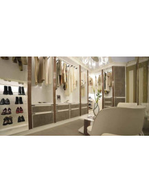 COMPOSIZIONE DI CABINA ARMADIO IN  ESSENZA DI  PALISSANDRO