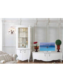 BOISERY IN LEGNO LACCATA CON DECORI