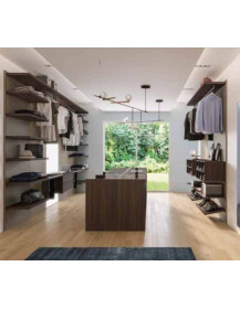 CABINA BOISERY TEXTURE E BROWN +CONSOLLE TEAK