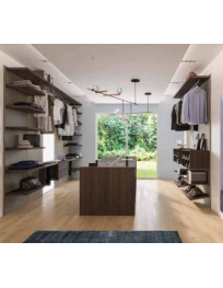 CABINA BOISERY TEXTURE E BROWN +CONSOLLE TEAK