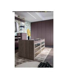 CABINA BOISERY TEXTURE E BROWN +CONSOLLE TEAK